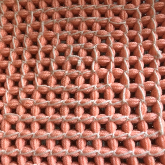 Large Pink Handmade Doily/Trivet/Placement Retro - Picture 3 of 8